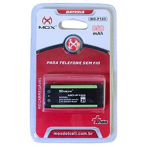BATERIA P/ TELEFONE S/ FIO MOX MO-P105