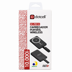 BATERIA PORTATIL DOTCELL DC-PB910 PRETO