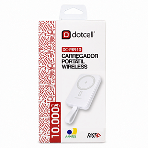 BATERIA PORTATIL DOTCELL DC-PB910 BRANCO