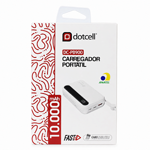 BATERIA PORTATIL DOTCELL DC-PB900 BRANCO