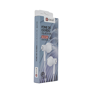 FONE DE OUVIDO DOTCELL DC-F110 BRANCO