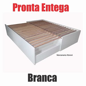 Cama home office, baú que vira mesa, cama que vira casal - cama 3