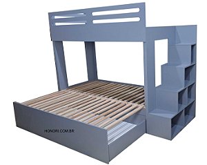 Treliche Alpinist Escada Nicho - que vira casal - cama 3 em 1 - VARIAS CORES - valor variável
