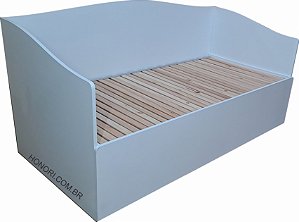 CAMA 3 EM 1 -  Lateral alta com bordas arredondadas - cabeceira