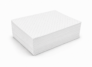 Manta Absorvente de Óleo - Linha Branca - 100 unidades (40x50x0,4cm)