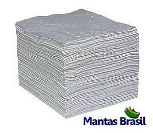 Manta Absorvente Líquidos em Geral -  Linha Cinza - 10 unidades (500x400x4mm)
