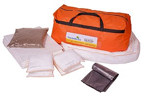 Kit Mitigação Compacto para Óleo e Derivados Bolsa Laranja