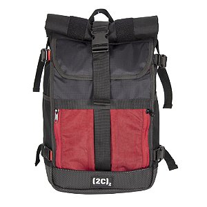 Mochila-Base + Cover 1F Rino SL Vermelho / Preto