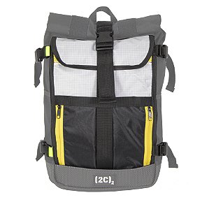 2F Pocket SL Preto/Branco- Cover para mochilas Kyosei