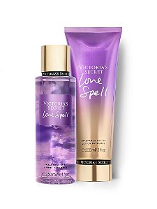 Kit victoria secrets- hidratante + Body Splash Love Spel 250ml