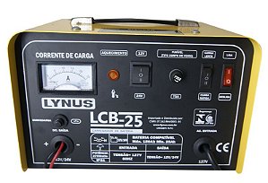 Carregador de Bateria 12v/24v LCB-25 LYNUS 220v