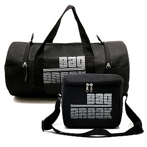 Bolsa Térmica + Mala De Academia SK Preto