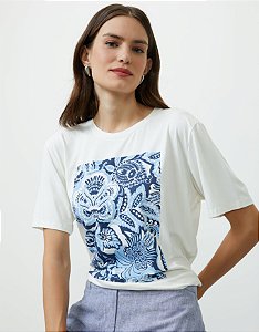 T-SHIRT CARTAZ PAISLEY CEU