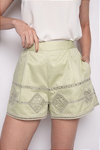 SHORT CURTO BORDADO MANU