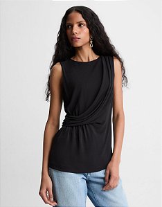 BLUSA MALHA DRAPEADA