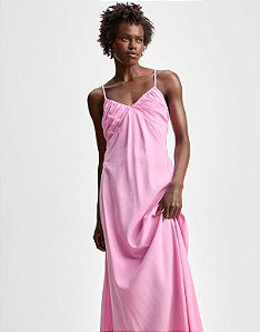 VESTIDO ALÇA FRANZIDOS