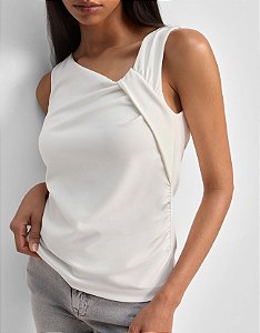 REGATA DECOTE ASSIMÉTRICO CREPE 360