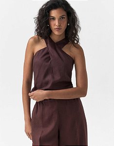 REGATA DECOTE TRANPASSADO LINHO