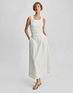 SAIA FLORAL BORDADO BRILHO