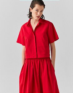 CAMISA RETA MANGA CURTA