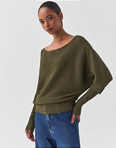 BLUSA TRICOT ASSIMÉTRICA 360