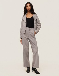 CALÇA RETA CHAMOIS