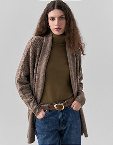 CARDIGAN TRICOT TEXTURA