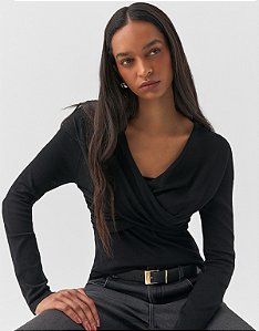 BLUSA TRICOT OMBRO A OMBRO