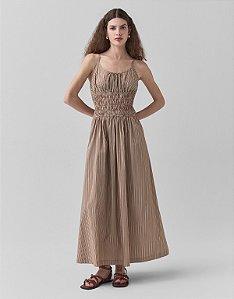 VESTIDO EVASÊ FIO TINTO