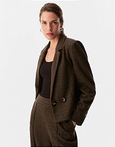 BLAZER ABOTOAMENTO DUPLO CHEVRON 360