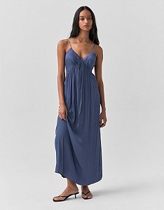 VESTIDO EVASE RECORTES
