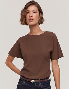 BLUSA MANGA CURTA TERRA