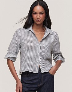 CAMISA LINHO CROPPED