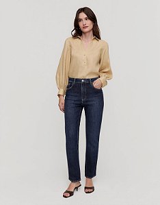 CALÇA JEANS SLIM ESCURA