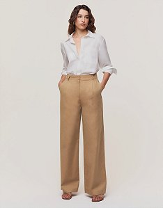 CALÇA RETA PREGAS