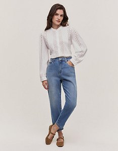 CALÇA JEANS MOM MÉDIA