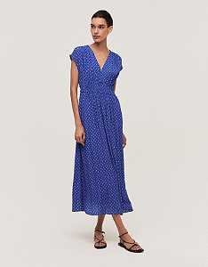 VESTIDO POÁ LUNAR MANGA CURTA