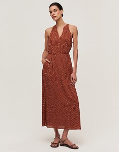 VESTIDO GRAVATARIA ARGILA