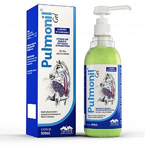 Pulmonil Gel 500ml Espasmolítico Bronquial e Broncodilatador para Equinos