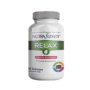 Nutrafases Relax Suplemento Alimentar para Cães 60 tabletes