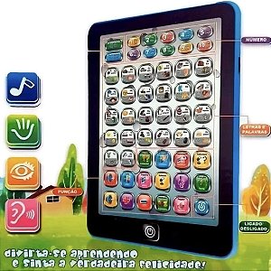 Tablet Interativo Infantil Bilíngue Educativo