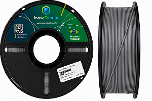 Filamento PLA PREMIUM Inova3DPrint 1,75mm - CINZA