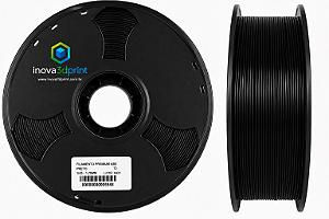 Filamento ABS PREMIUM Inova3DPrint 1,75mm - PRETO