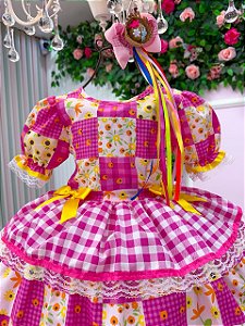 Vestido Junino Mimadine Luxo Milena