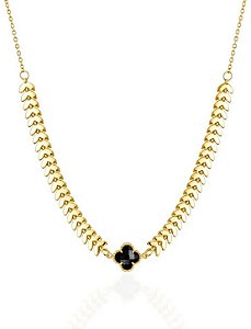 Choker Escamas Inspiração VG Preto