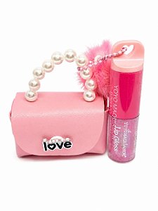 Lip Gloss Chaveiro bolsinha Chique