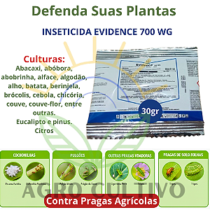 Inseticida Evidence 700 WG Original Concentrado - Pacote 30g