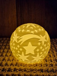 Porta-Velas Bola de Natal
