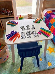 Kit de Plaquinhas para Colorir Patrulha Canina - 3d Lavável