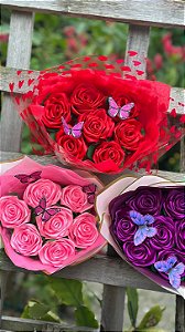 Buquê de 07 Rosas Eternas